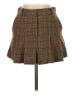 MNG Plaid Brown Casual Skirt Size S - photo 1