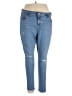 Levi's Solid Blue Jeans Size 18 - photo 1