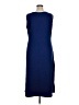 Chadwicks Solid Blue Casual Dress Size XL - photo 2