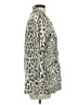 Lily Aldridge for Velvet 100% Cotton Animal Print Silver Jacket Size M - photo 4