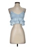 Reset 100% Rayon Blue Sleeveless Top Size S - photo 1