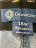 Democracy Solid Blue Jeans Size 18W - photo 4