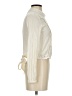 SELF E 100% Rayon Ivory Long Sleeve Blouse Size XS - photo 4