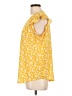 Fun2Fun Yellow Short Sleeve Blouse Size L - photo 5