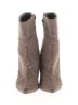 Jeffrey Campbell Plaid Burgundy Tan Ankle Boots Size 5 - photo 2