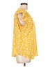 Fun2Fun Yellow Short Sleeve Blouse Size L - photo 4
