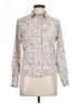 Assorted Brands Floral Ivory Long Sleeve Button-Down Shirt Size 10 - photo 1