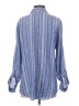 Cooper & Ella Stripes Blue Long Sleeve Button-Down Shirt Size Sm (1) - photo 2