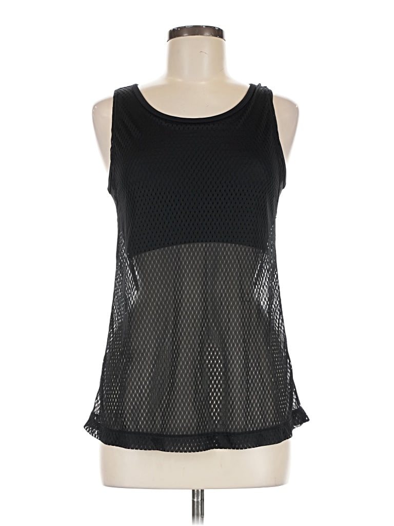 Pre-owned Z By Zella Sleeveless T-shirt In Black