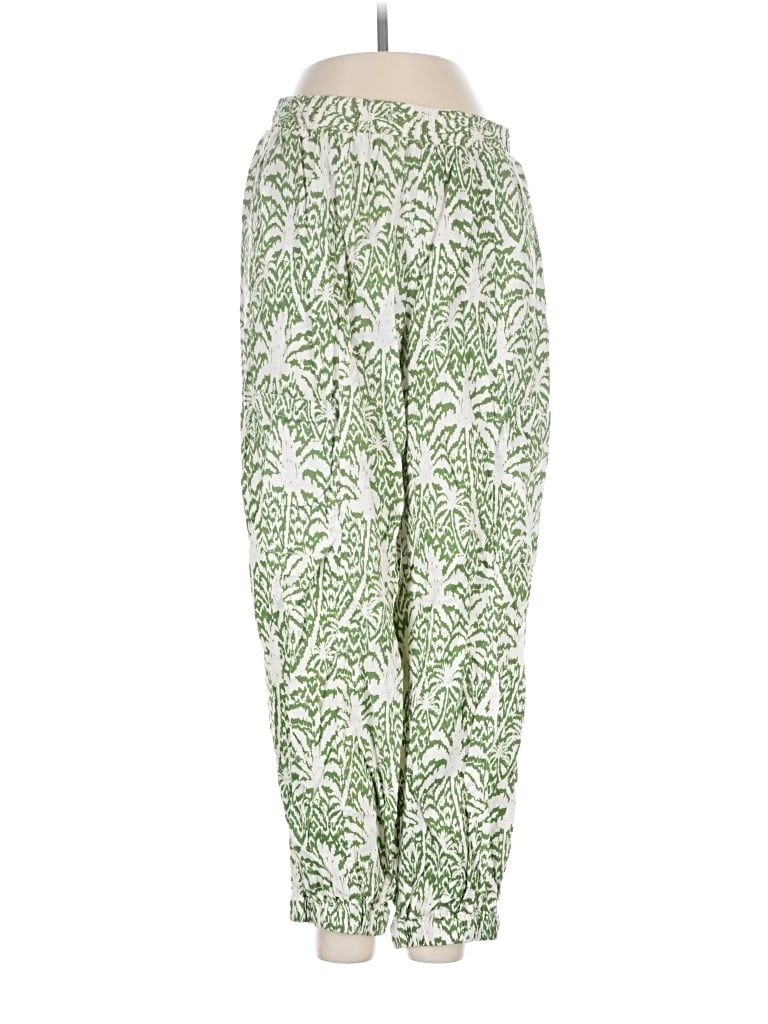 Pre-owned Panama Jack Linen Pants In Green