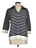 J.Jill Stripes Blue Ivory Pullover Sweater Size M - photo 1