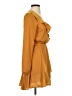Express 100% Polyester Orange Cocktail Dress Size XS - photo 4