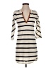 Twenty Stripes Ivory Casual Dress Size XS - photo 1