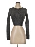 Zara Metallic Gray Turtleneck Sweater Size S - photo 1