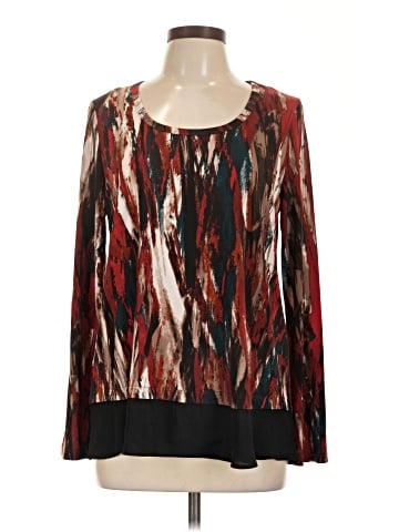 Karen Kane Long Sleeve Blouse (view 1)
