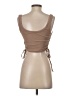 Zara Tan Sleeveless Top Size S - photo 2