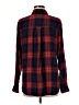 Treasure & Bond 100% Rayon Plaid Red Long Sleeve Button-Down Shirt Size M - photo 2