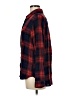 Treasure & Bond 100% Rayon Plaid Red Long Sleeve Button-Down Shirt Size M - photo 5