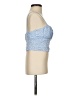 Forever 21 Blue Sleeveless Blouse Size S - photo 4