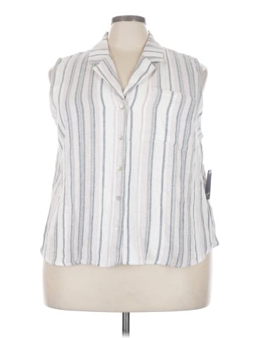 Angels Sleeveless Button-Down Shirt (view 1)
