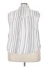 Angels Silver Sleeveless Button-Down Shirt Size 3X - photo 2
