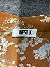 Weston 100% Polyester Floral Orange Long Sleeve Blouse Size S - photo 7