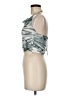 Cotton Candy LA Silver Halter Top Size M - photo 5