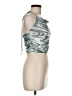 Cotton Candy LA Silver Halter Top Size M - photo 4