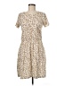 Old Navy Animal Print Tan Casual Dress Size M - photo 1