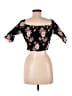 Xhilaration Black 3/4 Sleeve Blouse Size M - photo 2