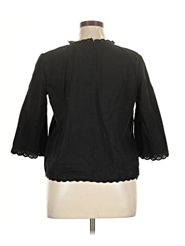 LC Lauren Conrad 3/4 Sleeve Blouse (view 2)