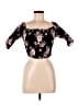Xhilaration Black 3/4 Sleeve Blouse Size M - photo 1