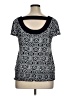 AGB Black Short Sleeve Top Size XL - photo 2