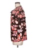 Koi Brown Short Sleeve Blouse Size M - photo 5