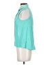 Equipment 100% Silk Teal Sleeveless Silk Top Size XS - photo 5