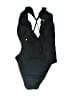 Unbranded Solid Black One Piece Swimsuit Size M - photo 2
