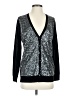 Banana Republic Black Silver Cardigan Size S - photo 1