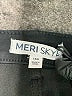 Meri Skye Solid Black Shorts Size 14 - photo 3