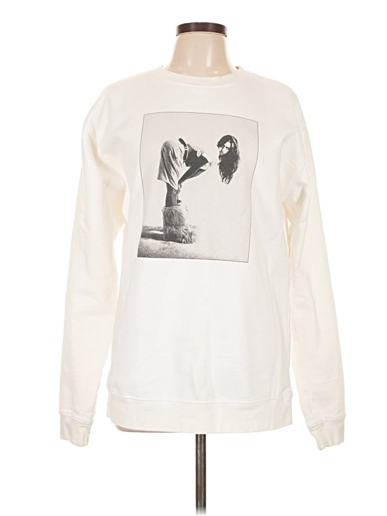 Pre-owned Assorted Brands Sweatshirt In White