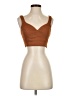 Pinko Solid Brown Sleeveless Top Size 4 - photo 1