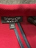 Topshop 100% Polyester Burgundy Blazer Size 6 - photo 6