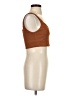 Pinko Solid Brown Sleeveless Top Size 4 - photo 4