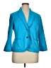 Talbots 100% Cotton Solid Blue Blazer Size XL - photo 1
