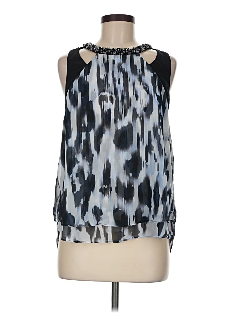 Pre-owned Jennifer Lopez Sleeveless Blouse In Silver