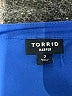 Torrid 100% Polyester Blue 3/4 Sleeve T-Shirt Size 2X Plus (2) - photo 7
