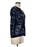 Lucky Brand Blue 3/4 Sleeve Blouse Size M - photo 4