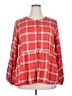 Torrid Red Long Sleeve Blouse Size 2X Plus (2) - photo 1