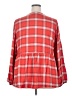 Torrid Red Long Sleeve Blouse Size 2X Plus (2) - photo 2