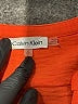 Calvin Klein 100% Polyester Orange 3/4 Sleeve Blouse Size S - photo 7
