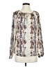 Grace 100% Polyester Ivory Long Sleeve Blouse Size XS - photo 1